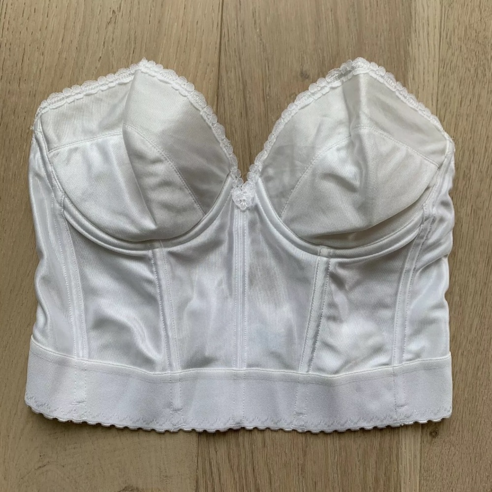 Vintage Subtract Satin Longline Bones Corset